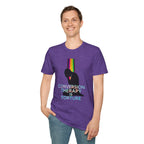 Unisex Softstyle T-Shirt: "Conversion Therapy is Torture" & "We All Belong" - LGBTQ+ Empowerment Tee