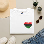 Unity and Heritage Unisex Softstyle T-Shirt with Pan-African Heart