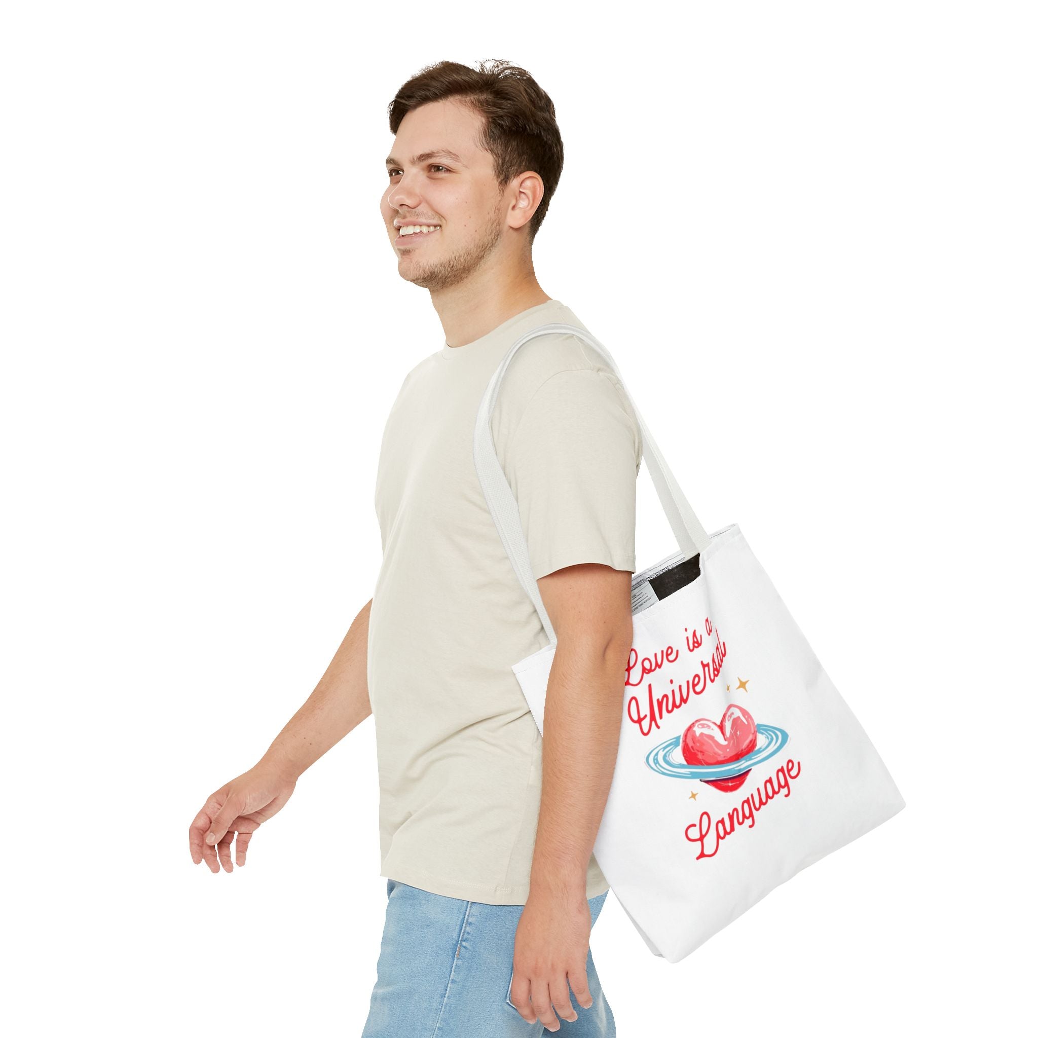 Love is a Universal Language Design - Tote Bag