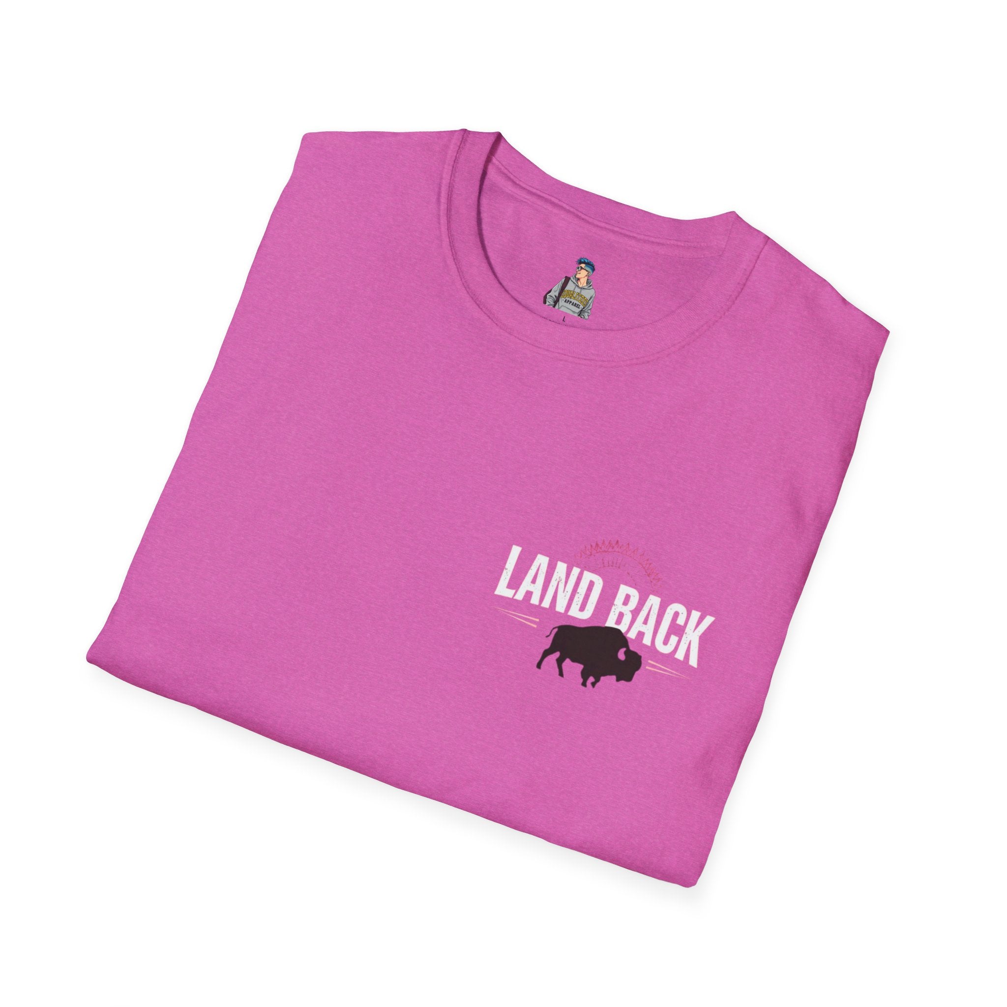 'Land Back' Unisex Softstyle T-shirt