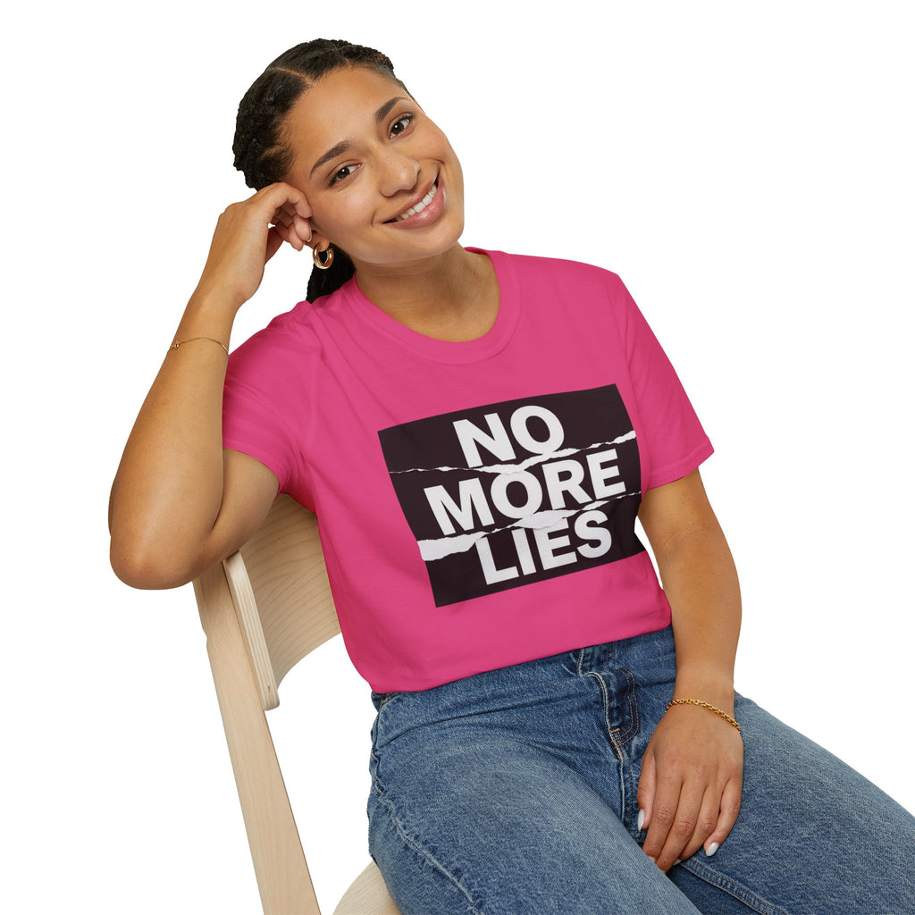 No More Lies T-Shirt — Bold Protest Graphic Tee