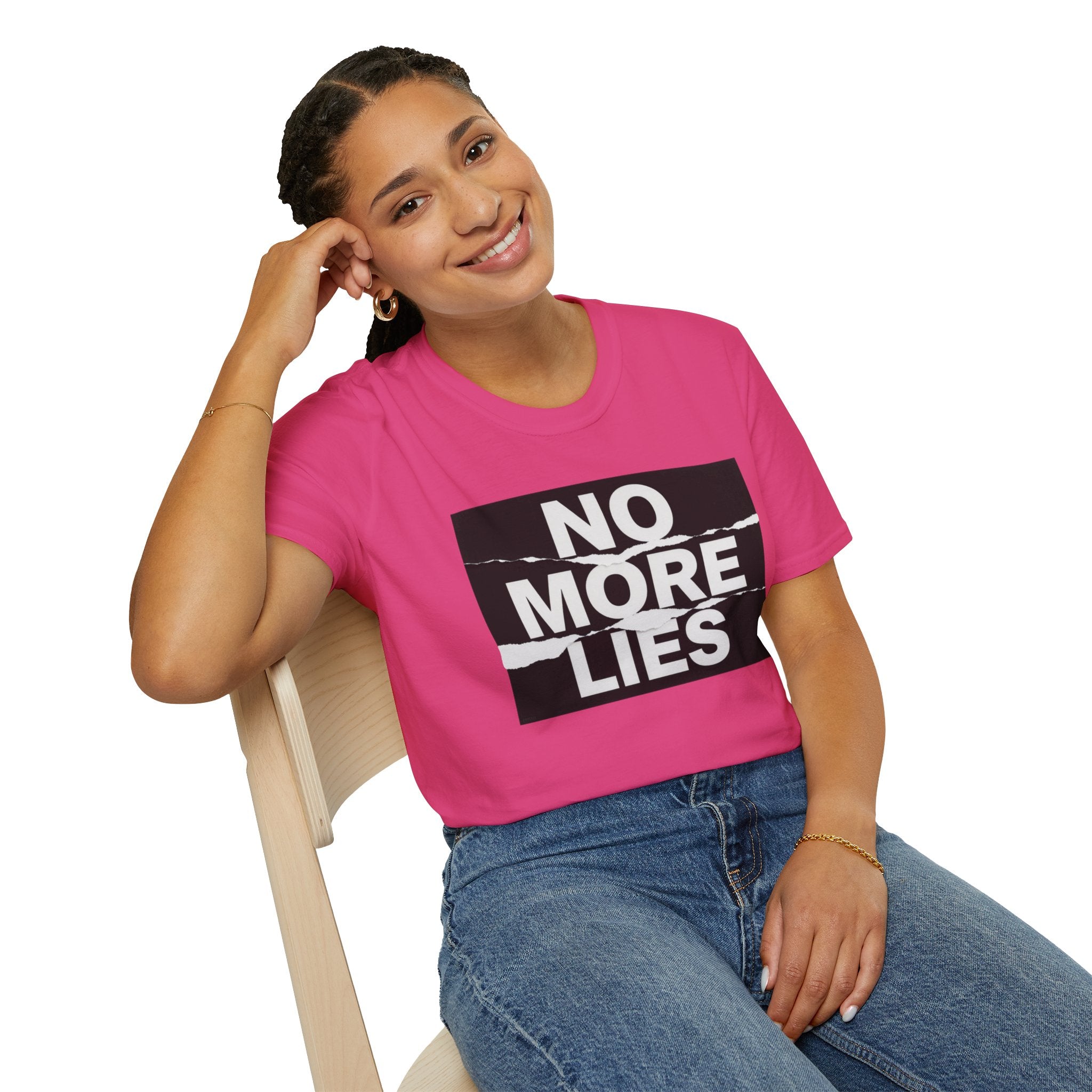 No More Lies T-Shirt — Bold Protest Graphic Tee