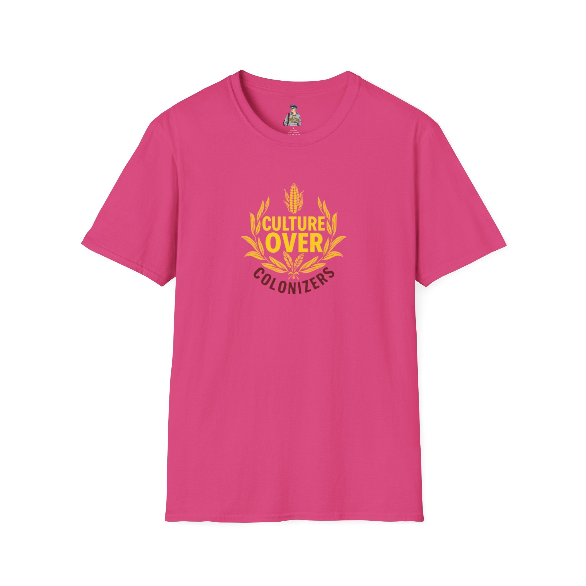 'Culture Over Colonizers' Unisex Softstyle T-shirt