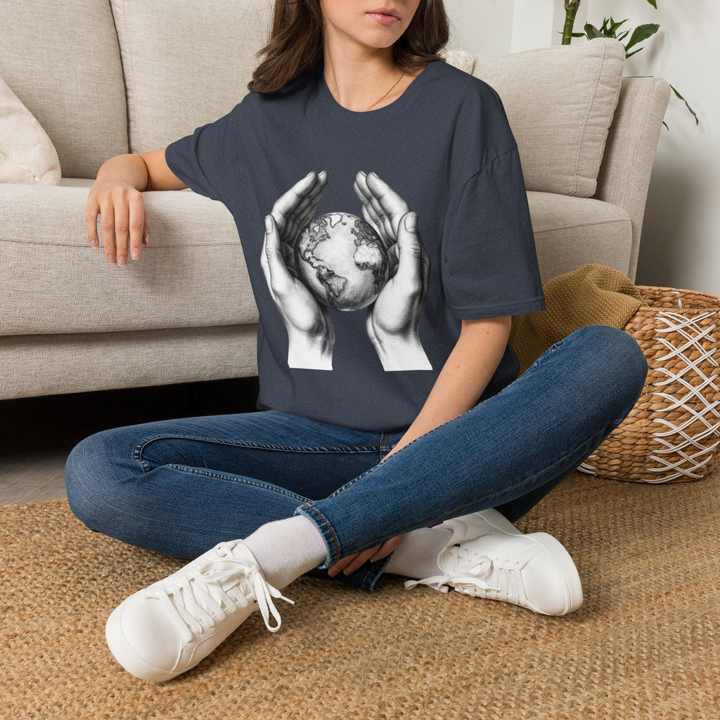 Earth in Your Hands T-Shirt — Protect the Planet Graphic Tee