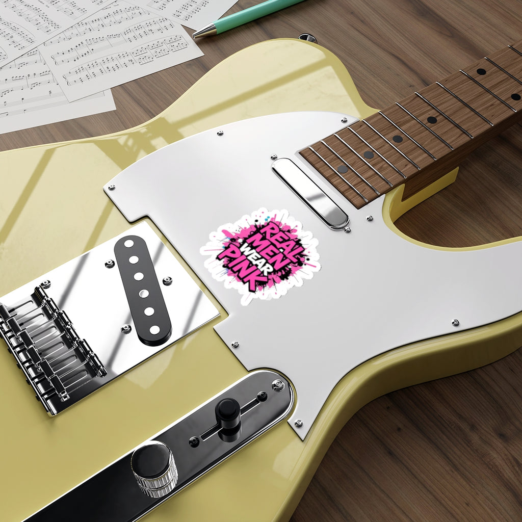 Die-Cut Stickers - Real Men Wear Pink