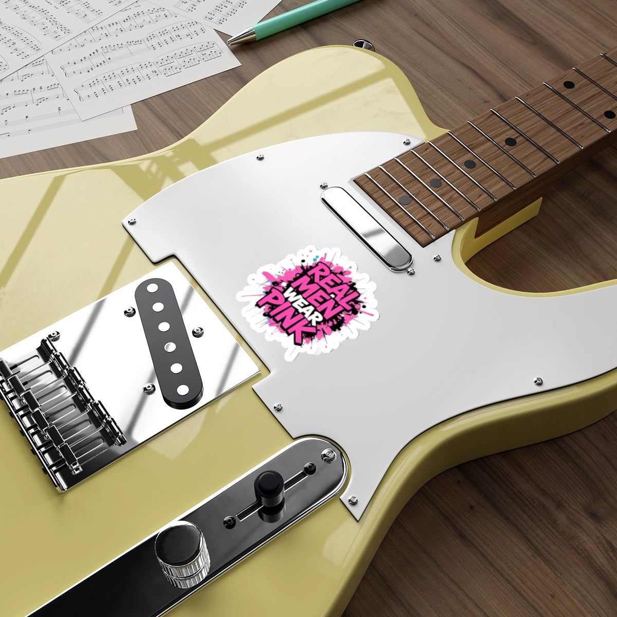 Die-Cut Stickers - Real Men Wear Pink
