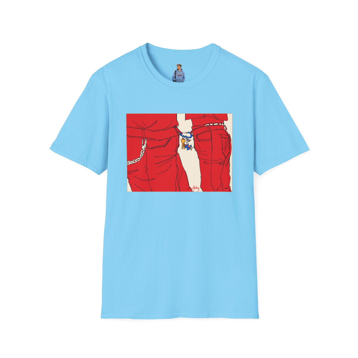 Red Jeans by Audrey Pride Tree Las Vegas T-Shirt