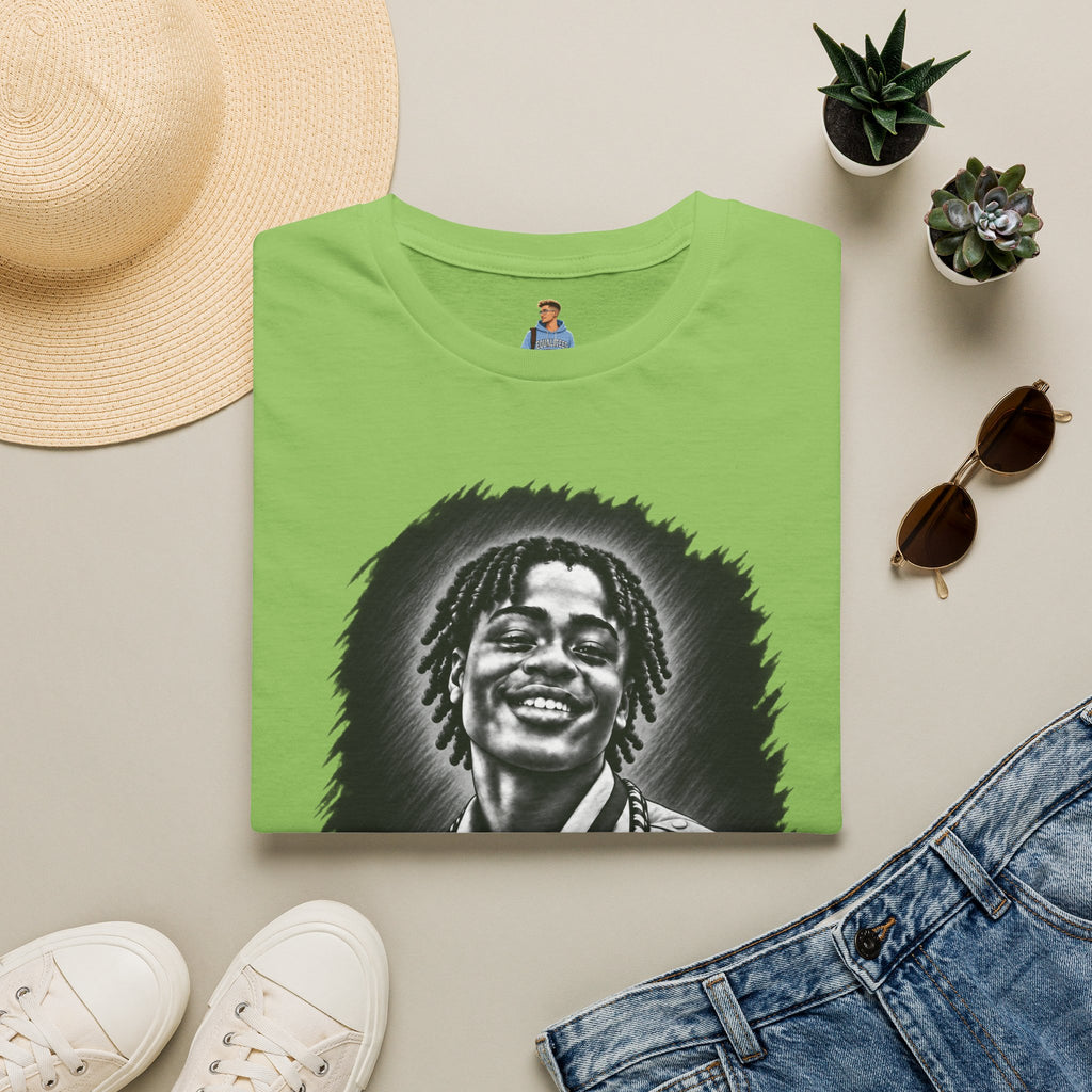 Smiling Portrait Front - In Memory of Pierre Damas Bel T-Shirt