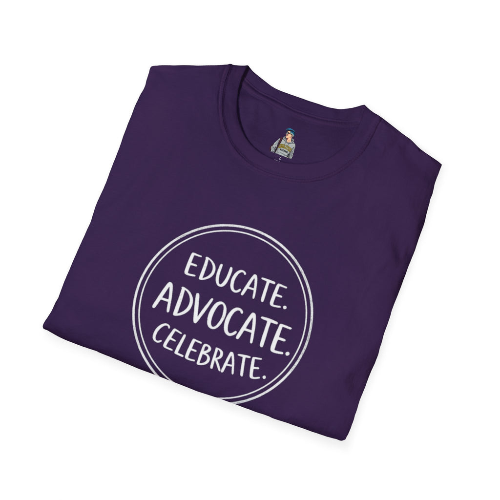 Unisex Incognito Pride T-Shirt - Educate. Advocate. Celebrate.