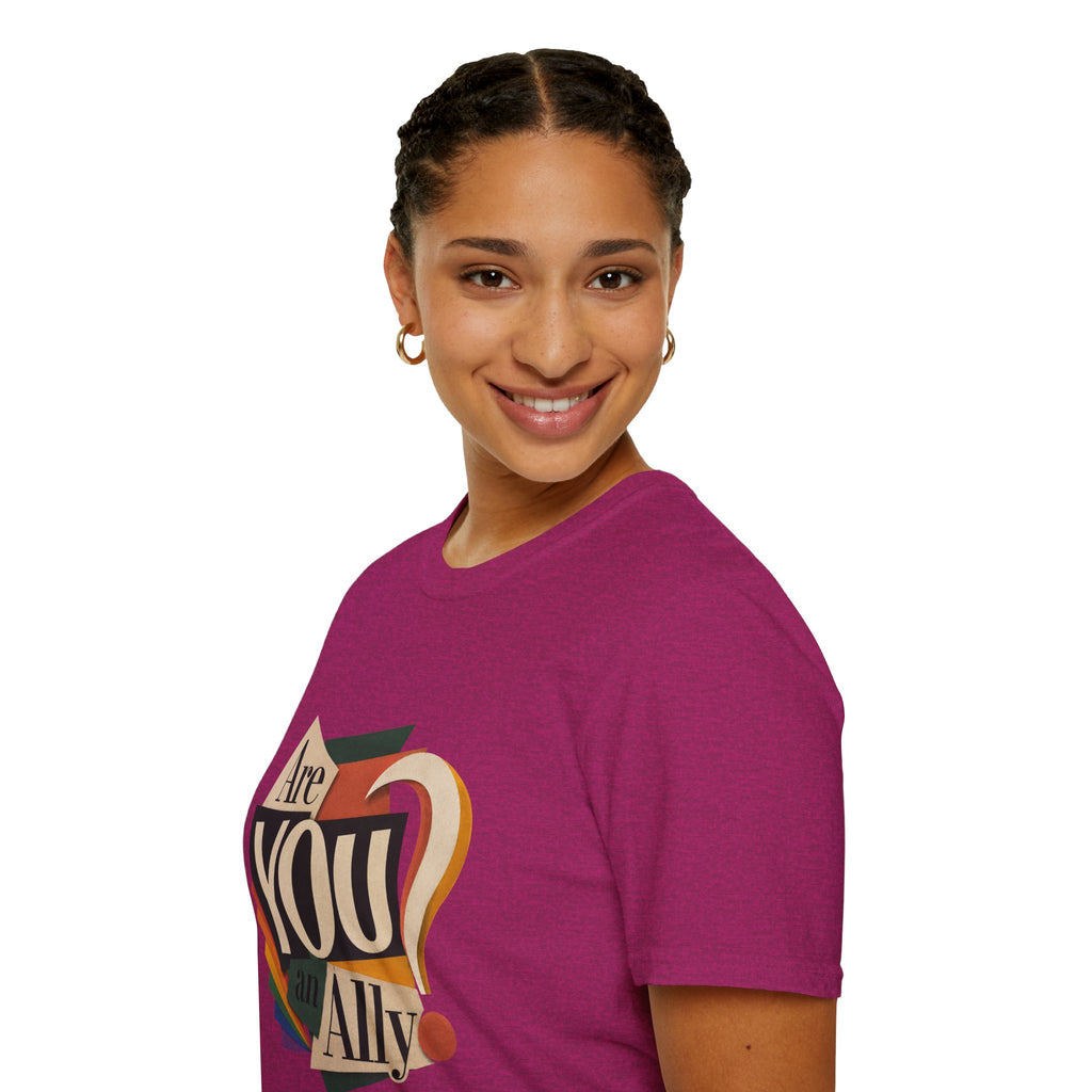 Are You An Ally? T-Shirt — Vintage Pride Ally Tee