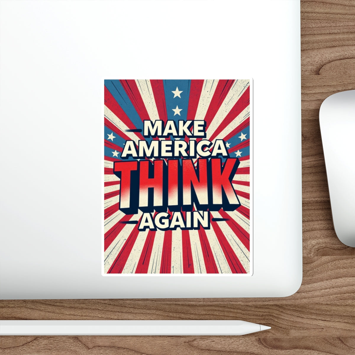 Die-Cut Stickers -  Make America Think Again