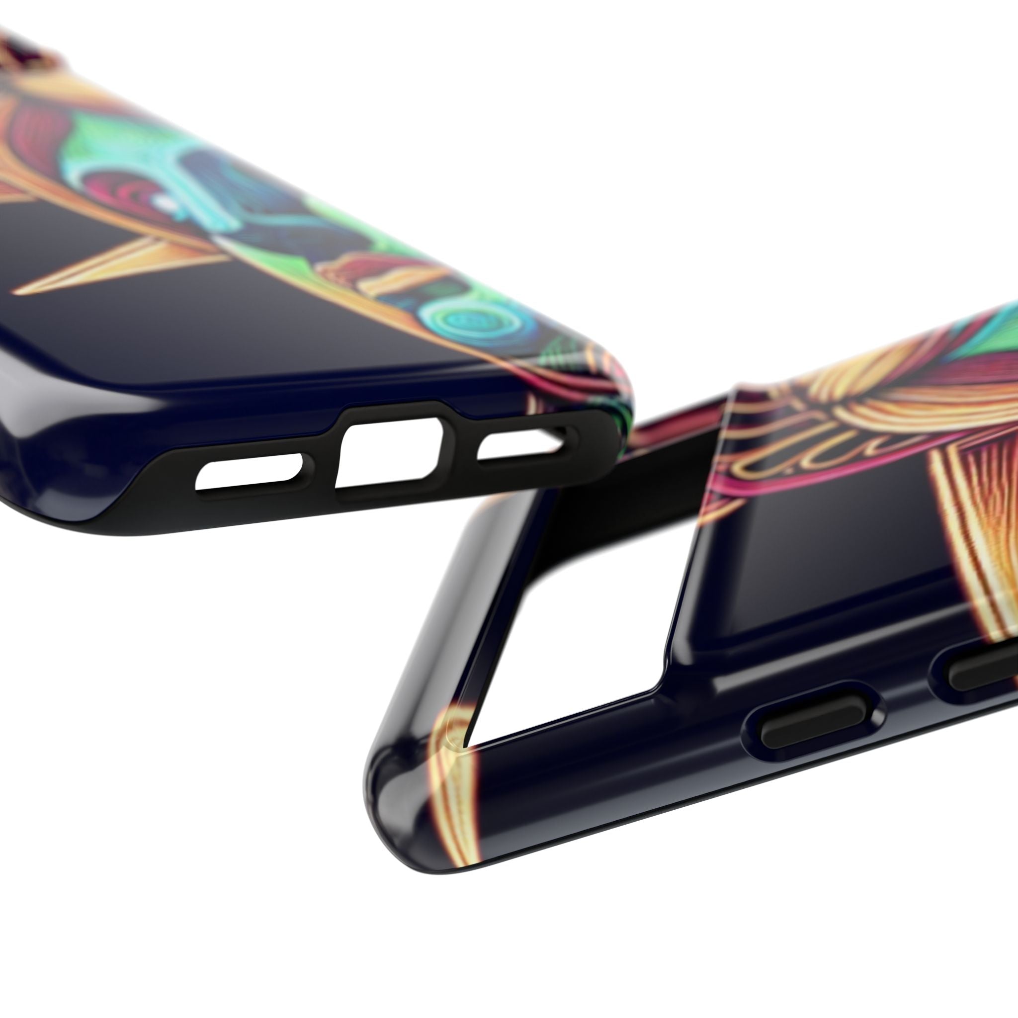 Statue of Liberty Neon Glowing Art Tough Case for Android & iPhone
