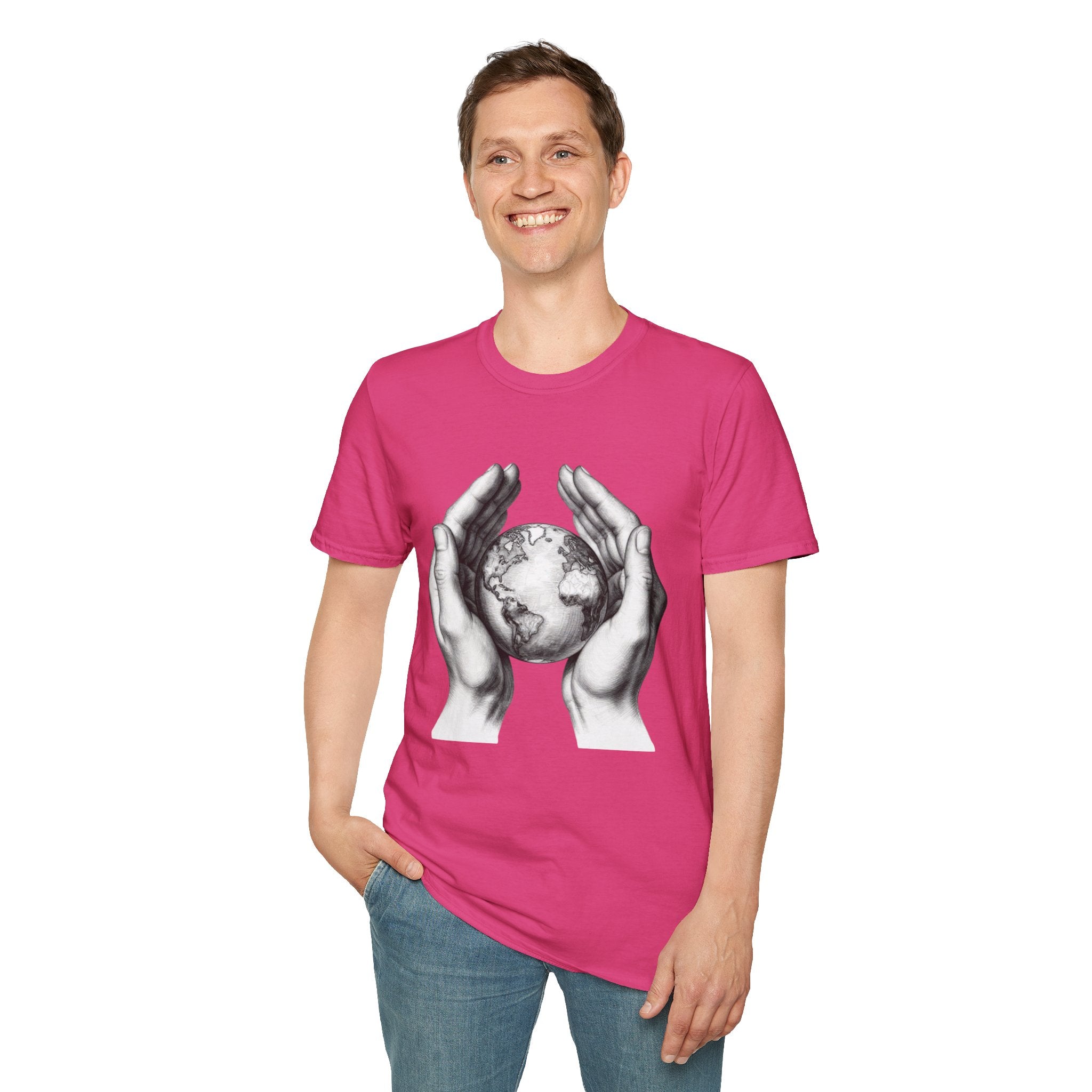 Earth in Your Hands T-Shirt — Protect the Planet Graphic Tee