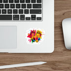 Die-Cut Stickers - Rainbow Feet