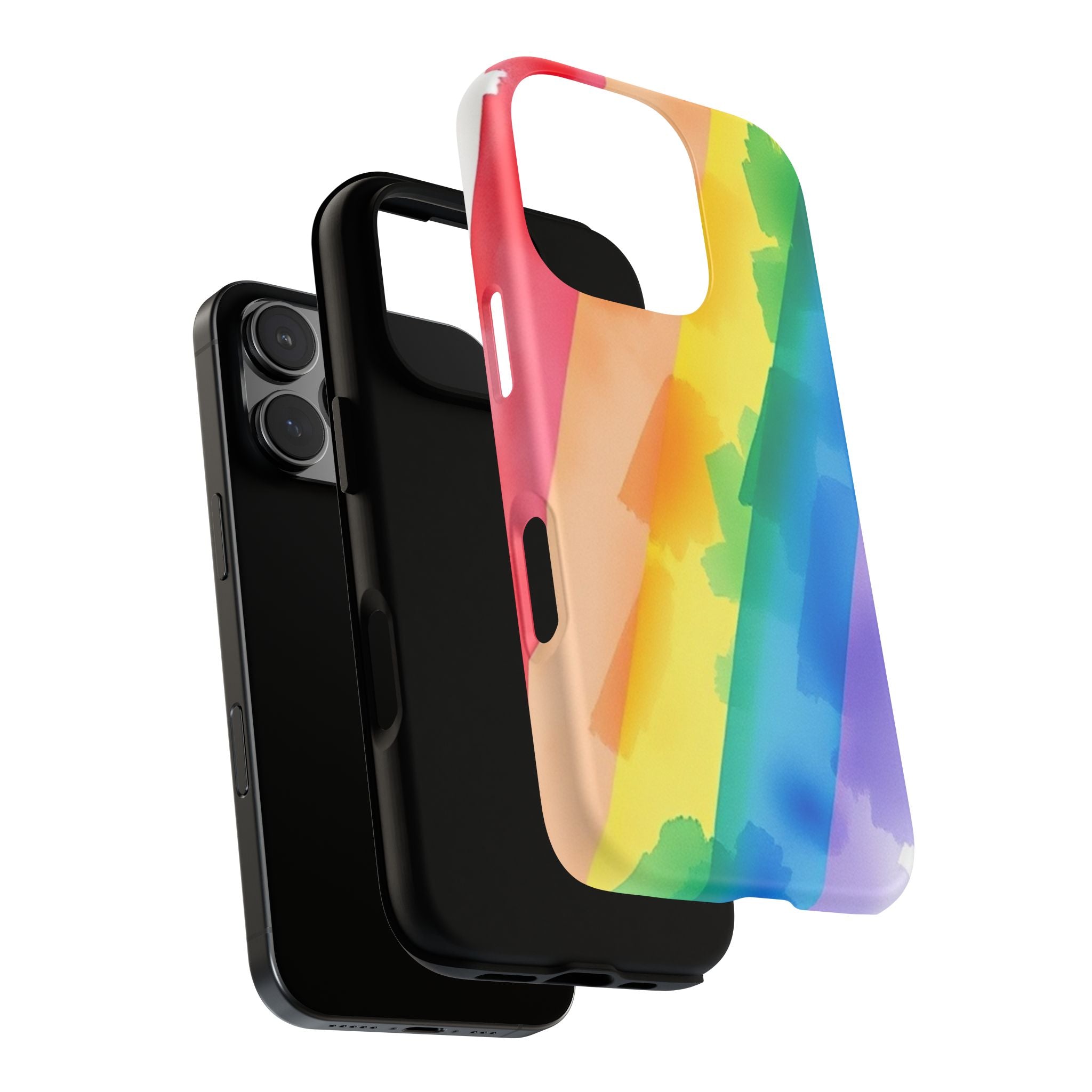 Rainbow Watercolor Art Tough Cases For Android & iPhone