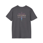 Unisex Softstyle T-Shirt - "Get Poked - Vaccines Save Lives" Statement Tee