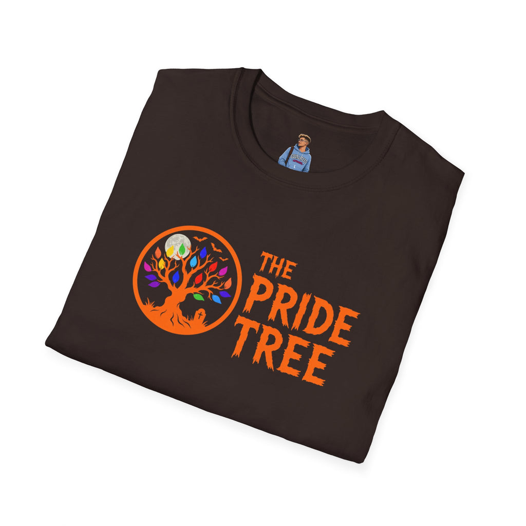 Orange Halloween Logo Pride Tree T-Shirt