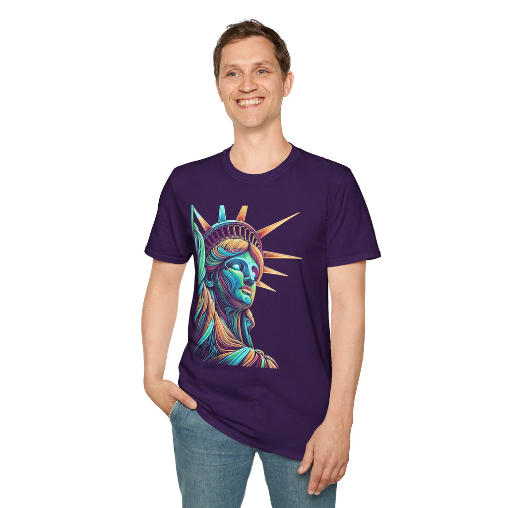 Lady Liberty - Softstyle Unisex T-Shirt