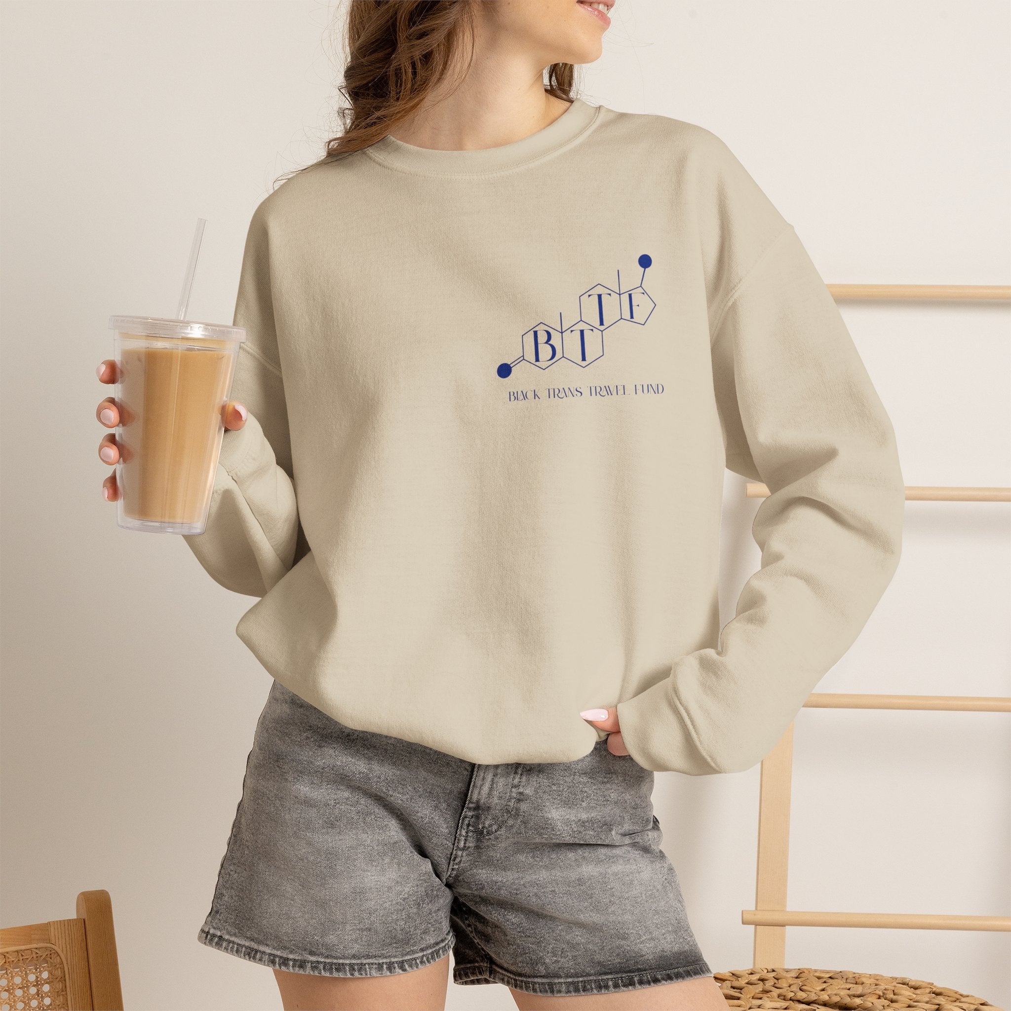 BTTF - Black Trans Travel Fund Unisex Crewneck Sweatshirt