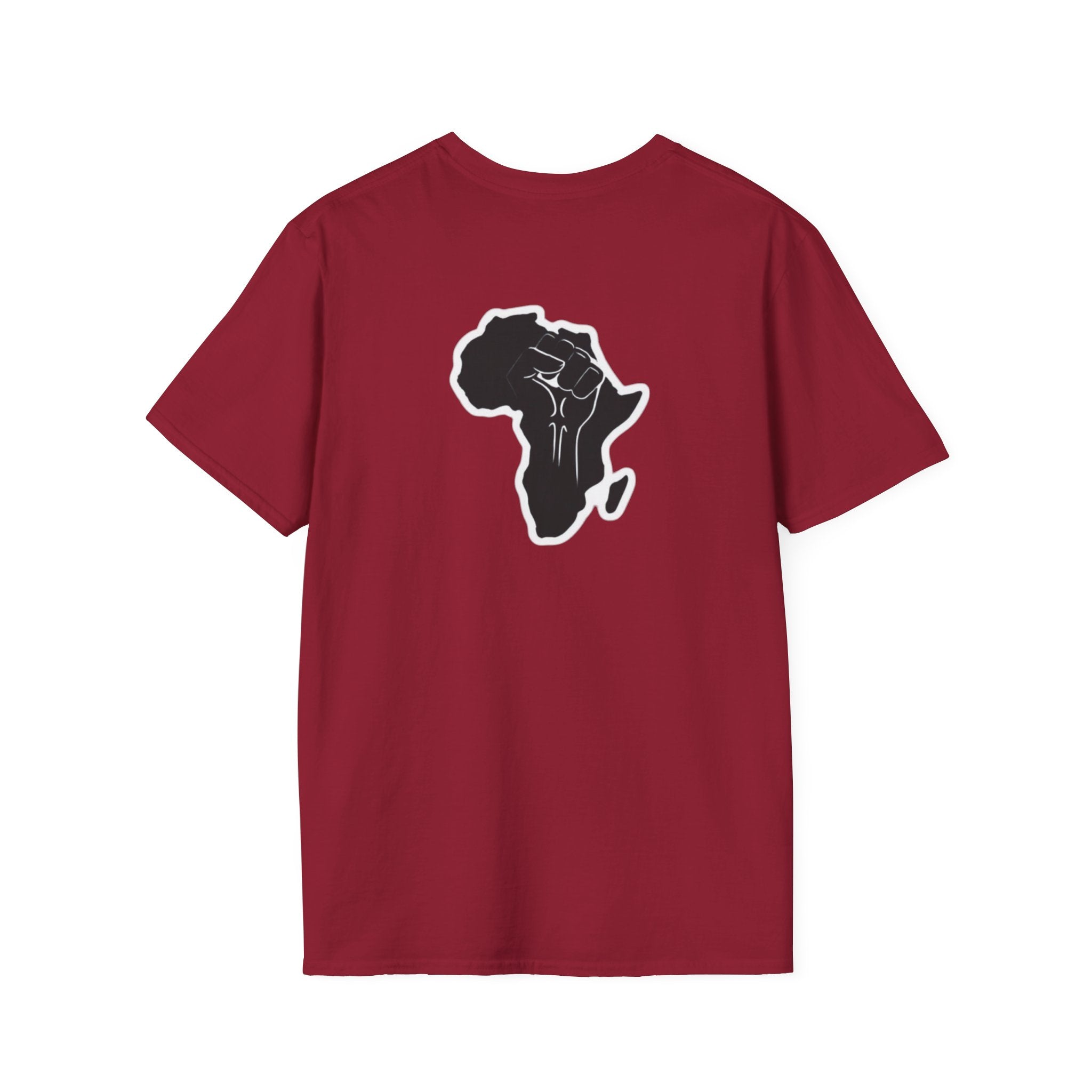 Unity and Heritage Unisex Softstyle T-Shirt with Pan-African Heart