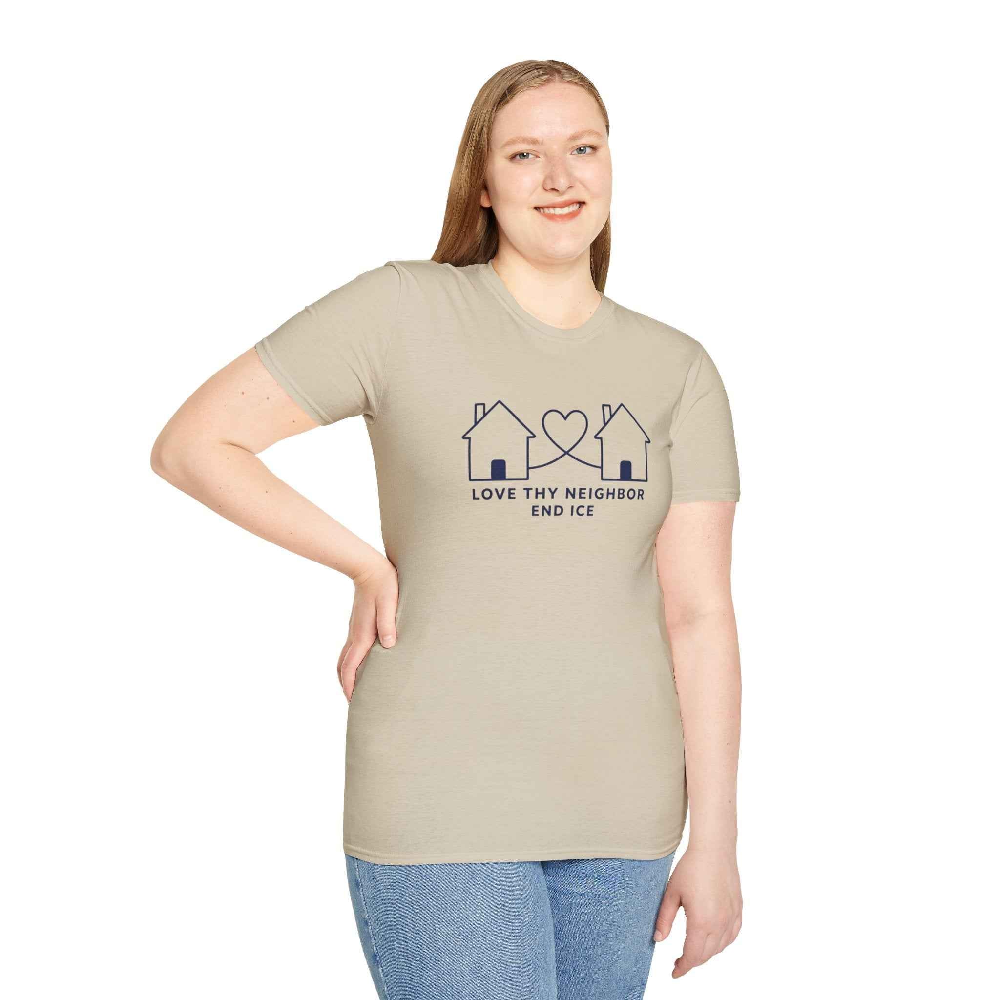 T-Shirt — "Love Thy Neighbor END ICE