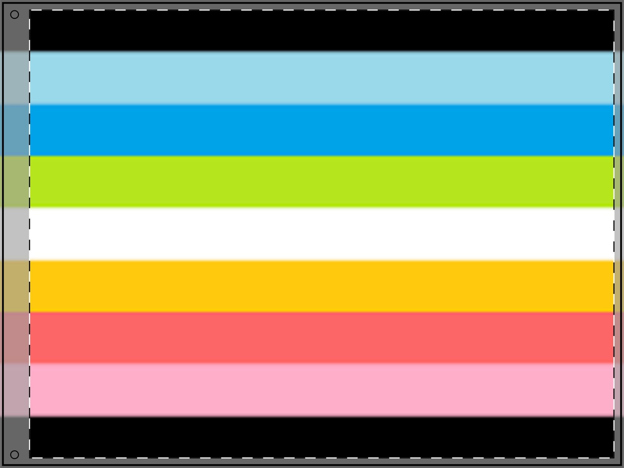 Vibrant Queer Pride Double-Sided Flag for Celebrations & Events