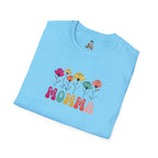 Floral 'Momma' Unisex Softstyle T-Shirt - Perfect for Mother's Day & Everyday Wear