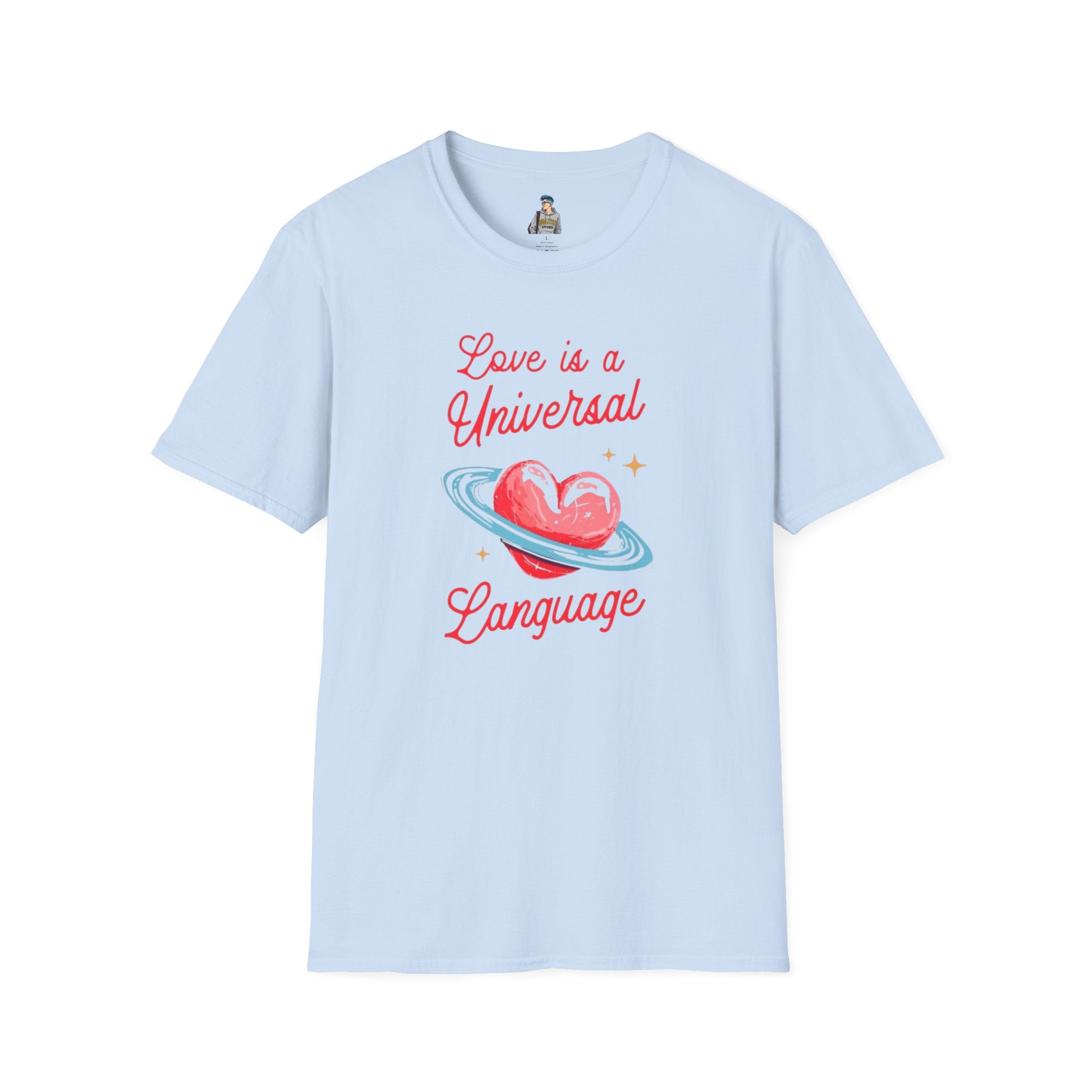 Unisex Softstyle T-Shirt - Love is a Universal Language Tee for Positive Vibes
