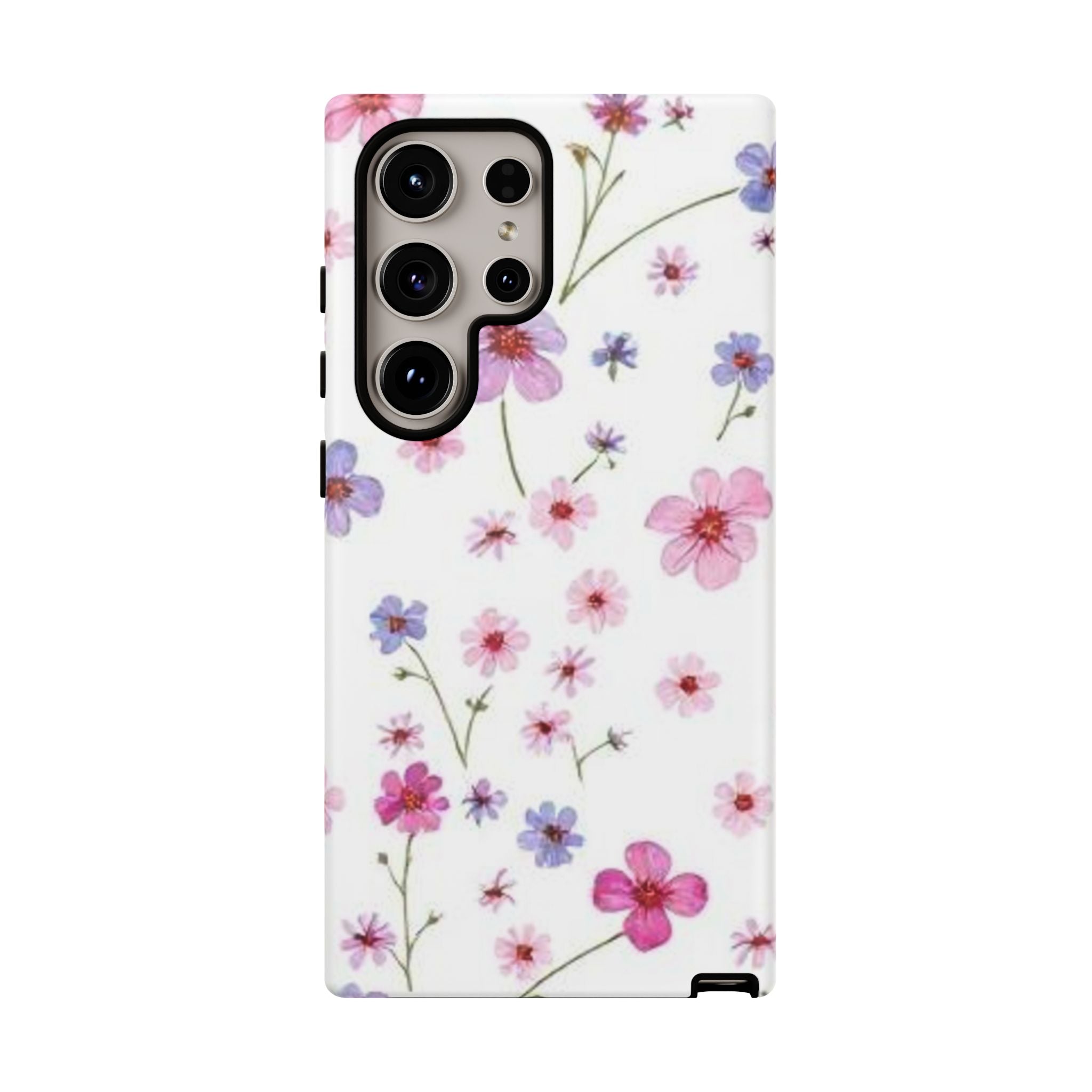Pink Wildflower Tough Case for Android