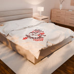 World's Most Amazing Grandma Velveteen Plush Blanket