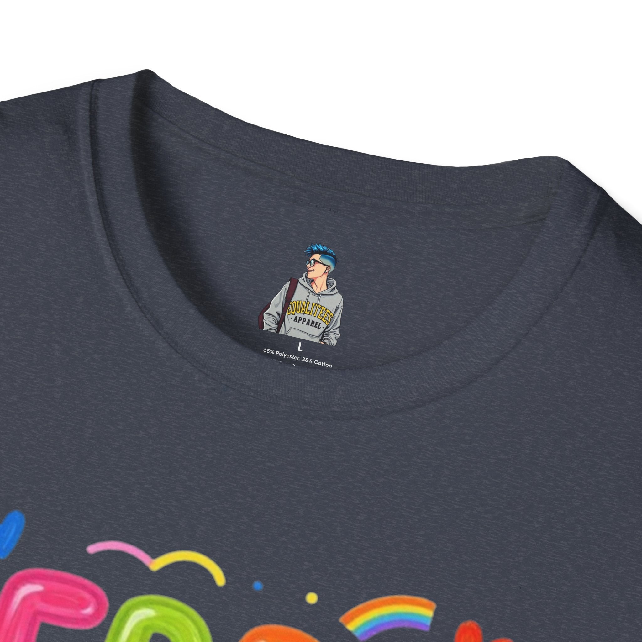 Free Parent Hugs T-Shirt — Colorful Affirming Pride