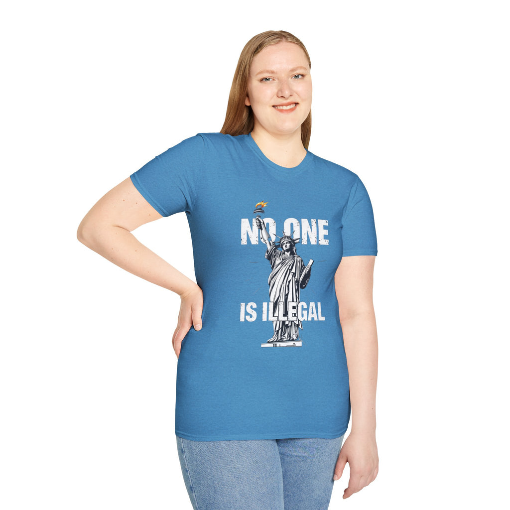 No One Is Illegal Graphic T-shirt