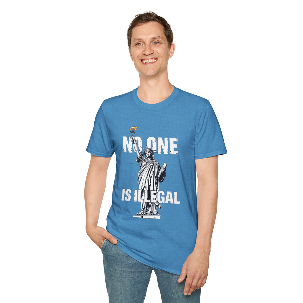 No One Is Illegal Graphic T-shirt