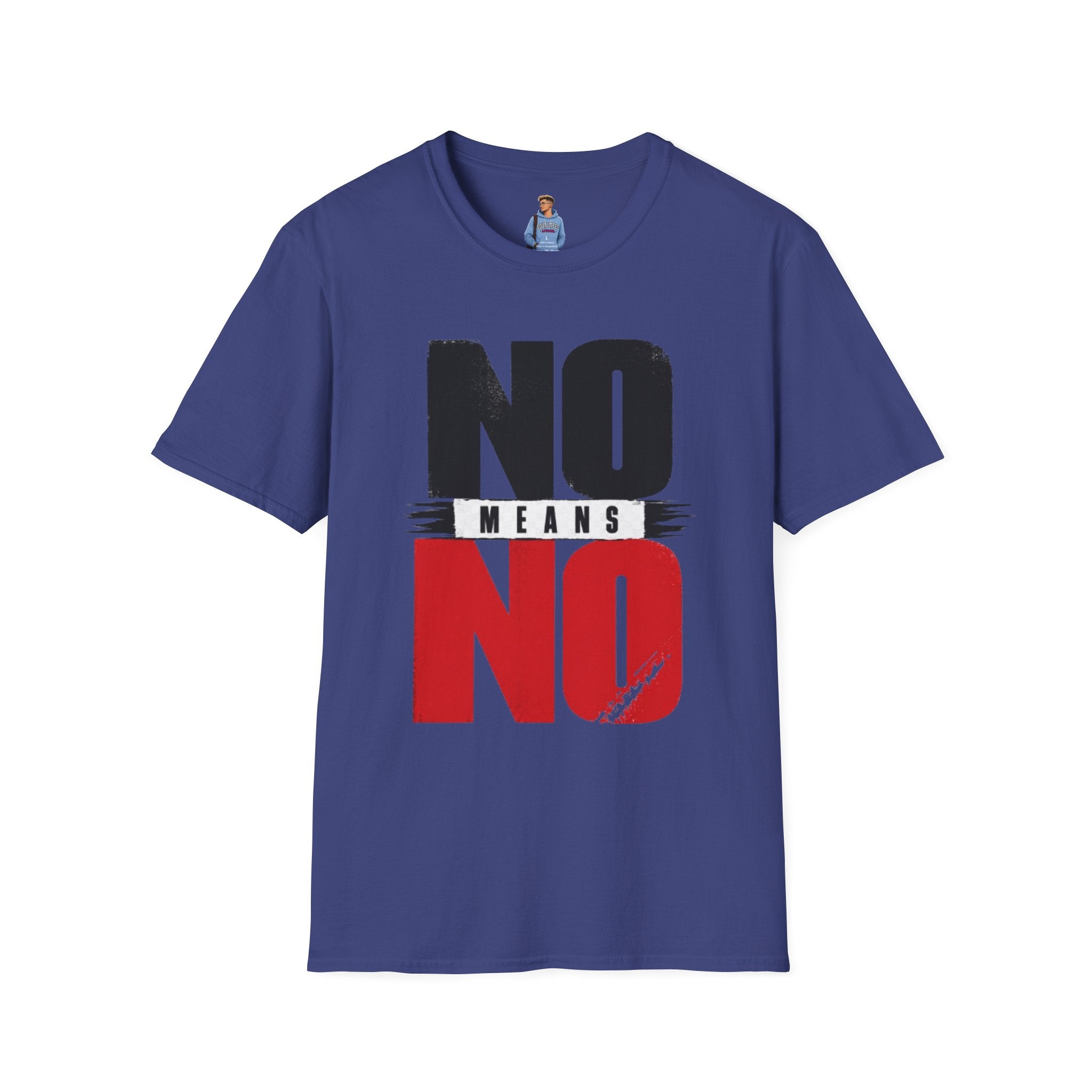 NO Means NO T-Shirt — Consent Awareness Graphic Tee