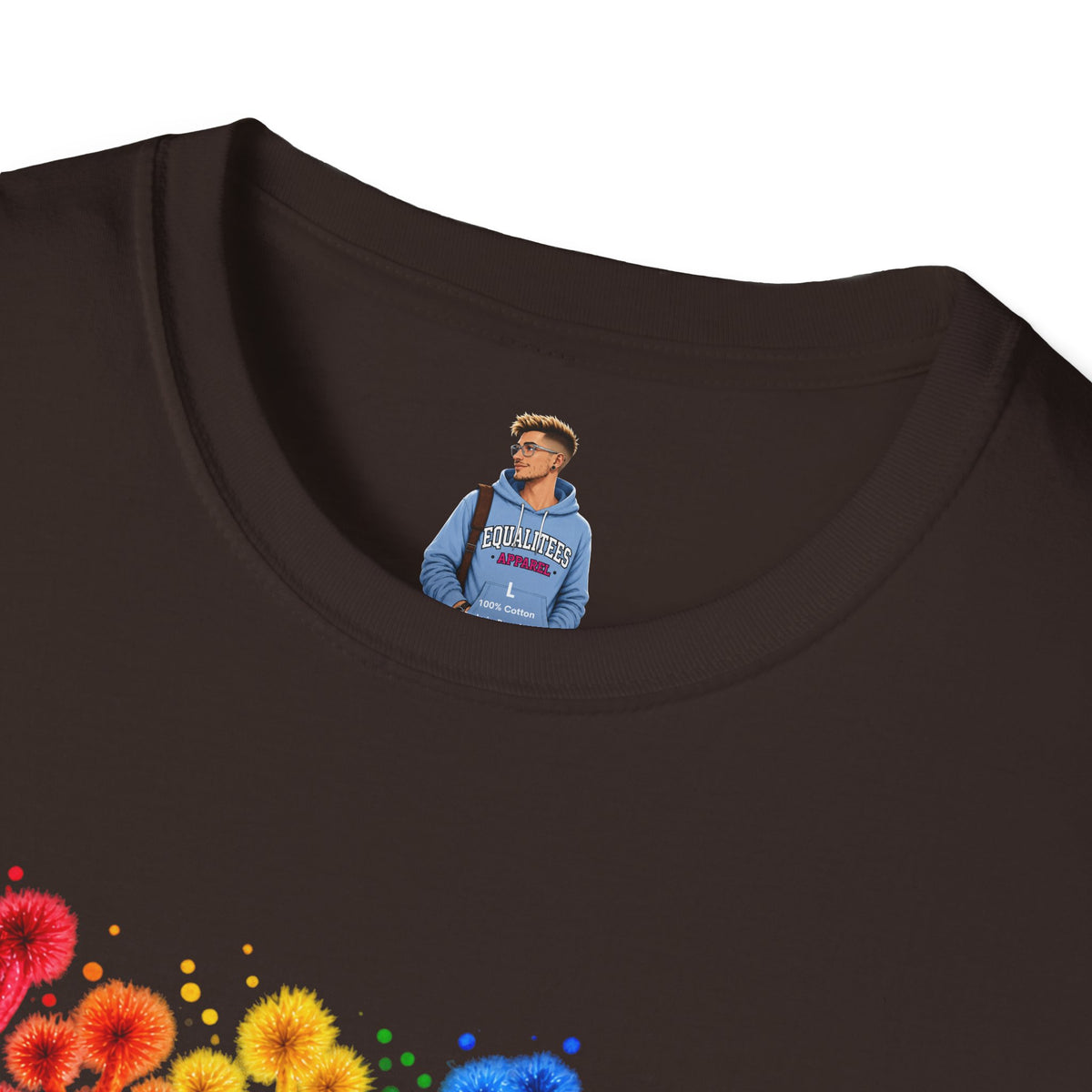 Pride Tree Las Vegas White Text T-shirt