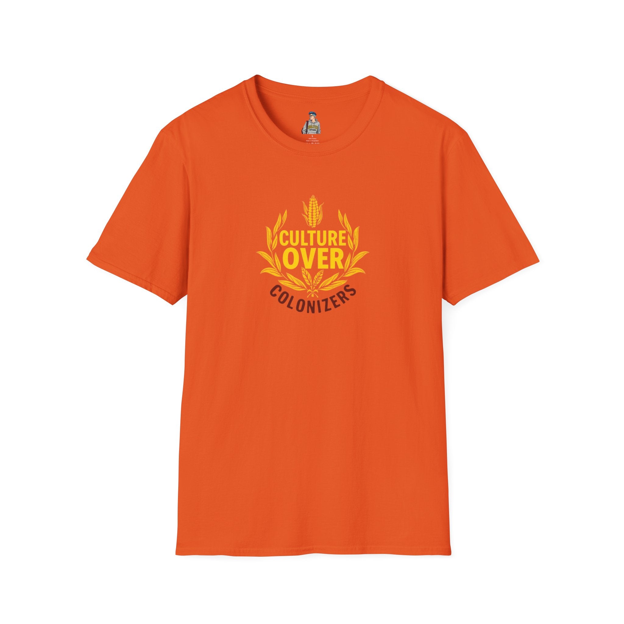 'Culture Over Colonizers' Unisex Softstyle T-shirt