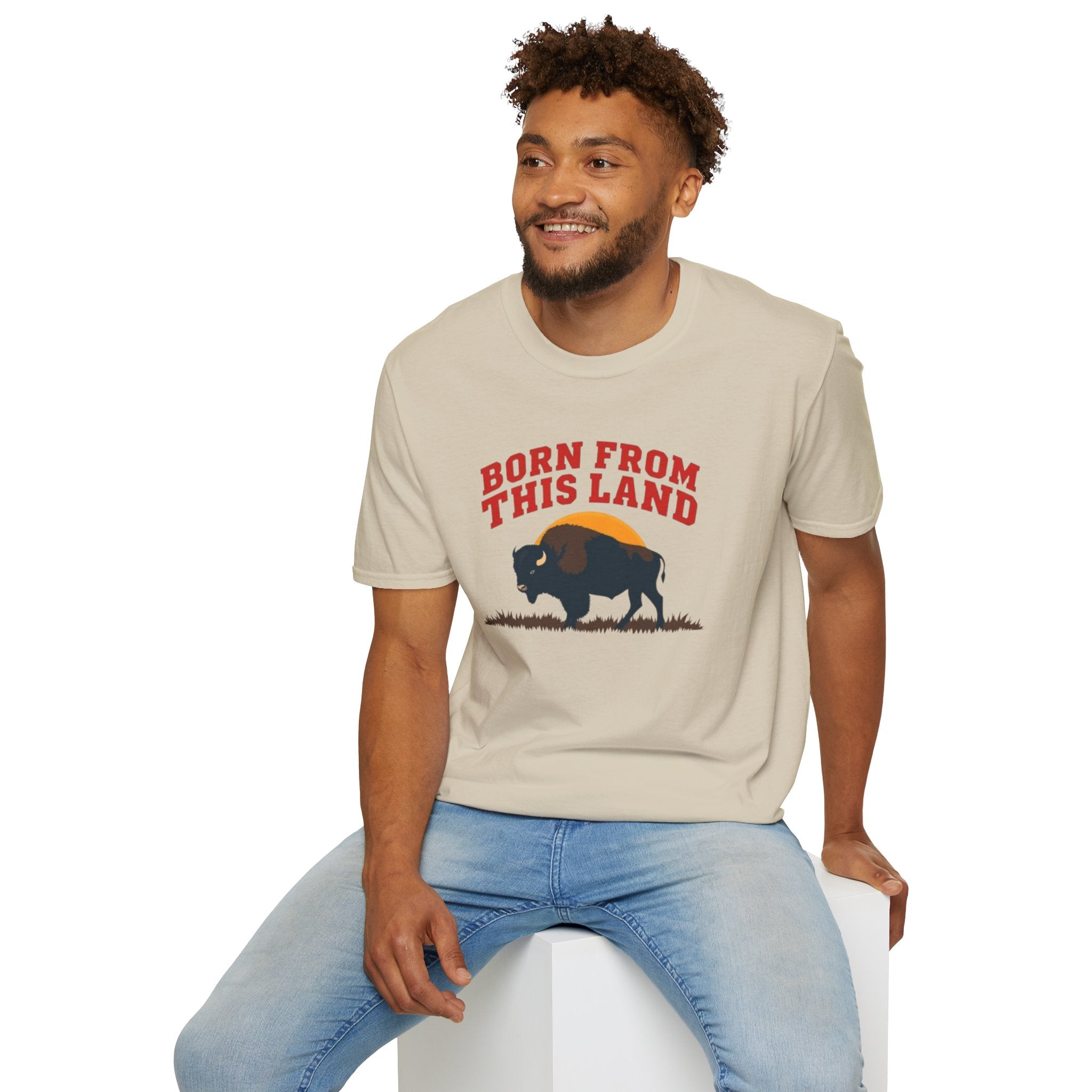 Born From this Land Native and Proud T-Shirt