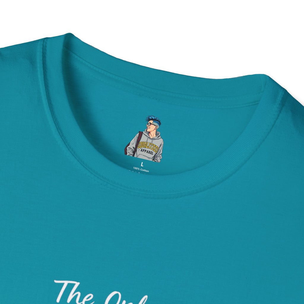 Inspirational Quote Unisex Softstyle T-Shirt - "The Only Choice I Made Was to Be MYSELF"