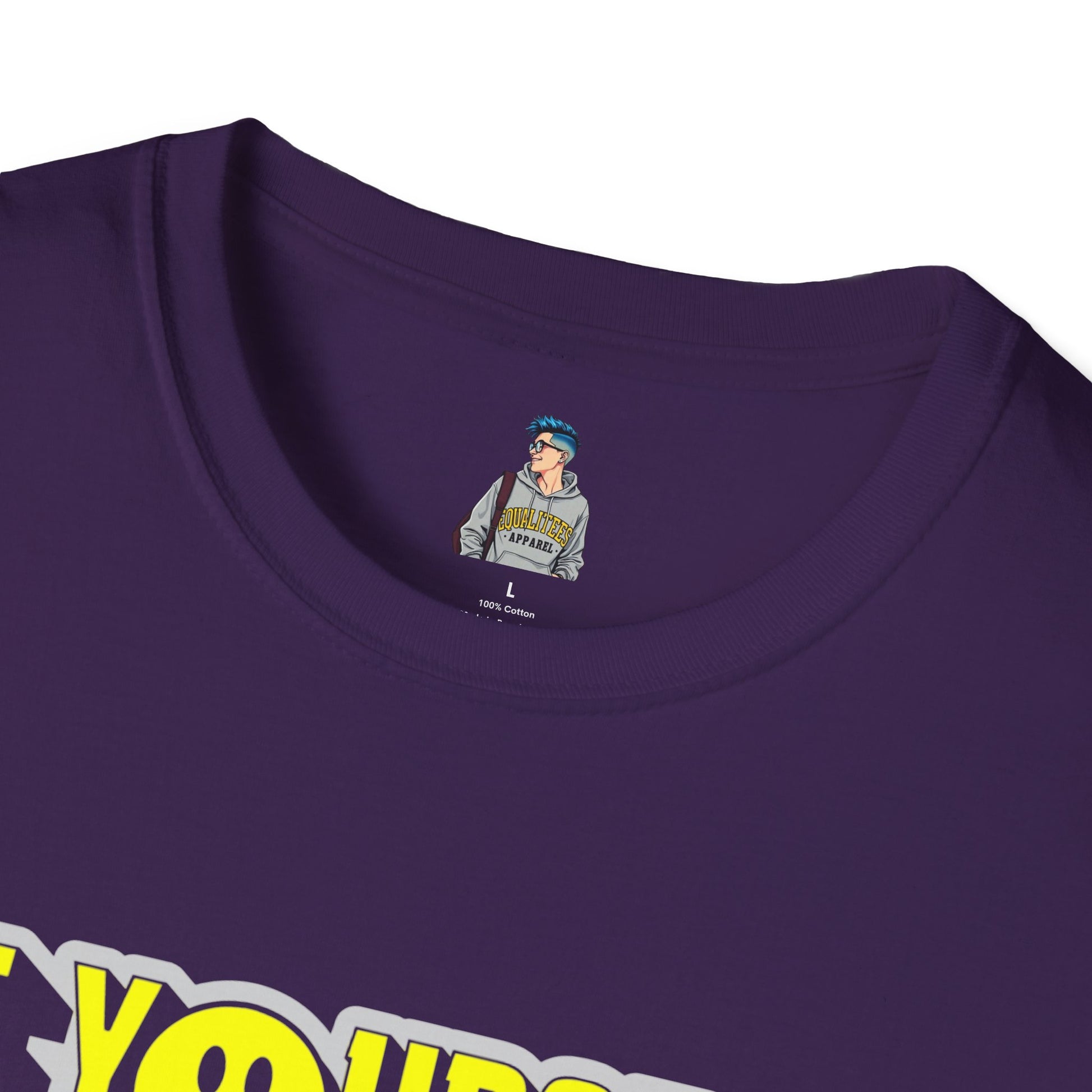 Be Yourself Smiley Unisex Softstyle T-Shirt
