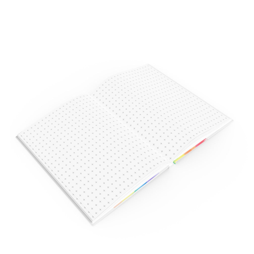 Watercolor Rainbow Hard Backed Journal - Perfect for Gifts, Journaling, and Celebrations