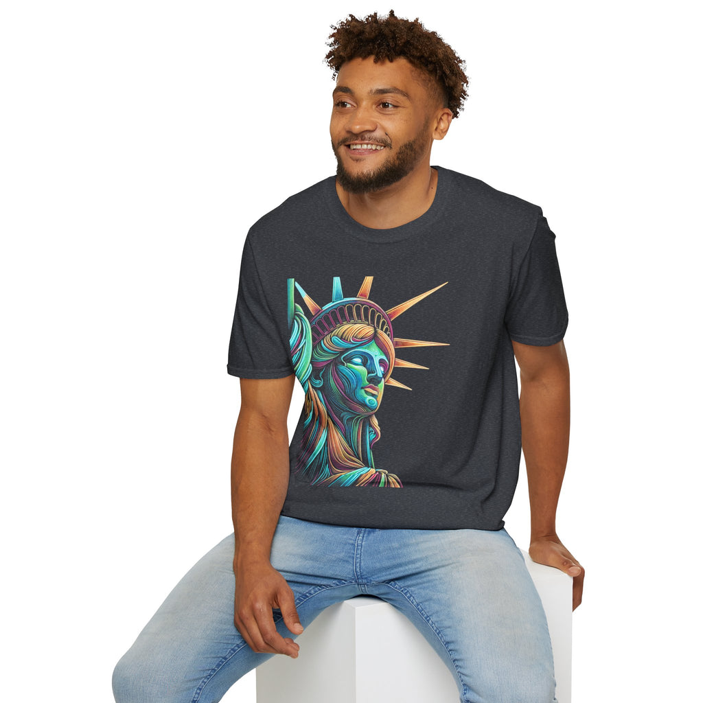 Lady Liberty - Softstyle Unisex T-Shirt