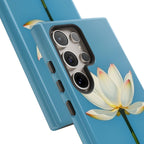 Open White Peace Lily Design Tough Case For Android & iPhone