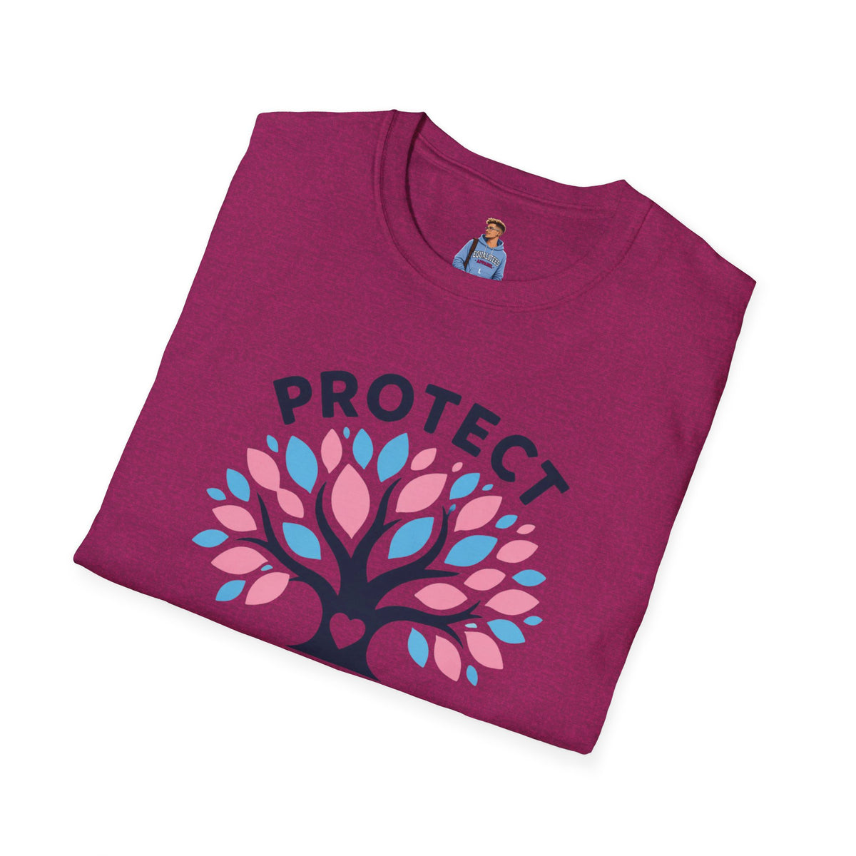 Protect Trans Kids Pride Tree Las Vegas T-Shirt