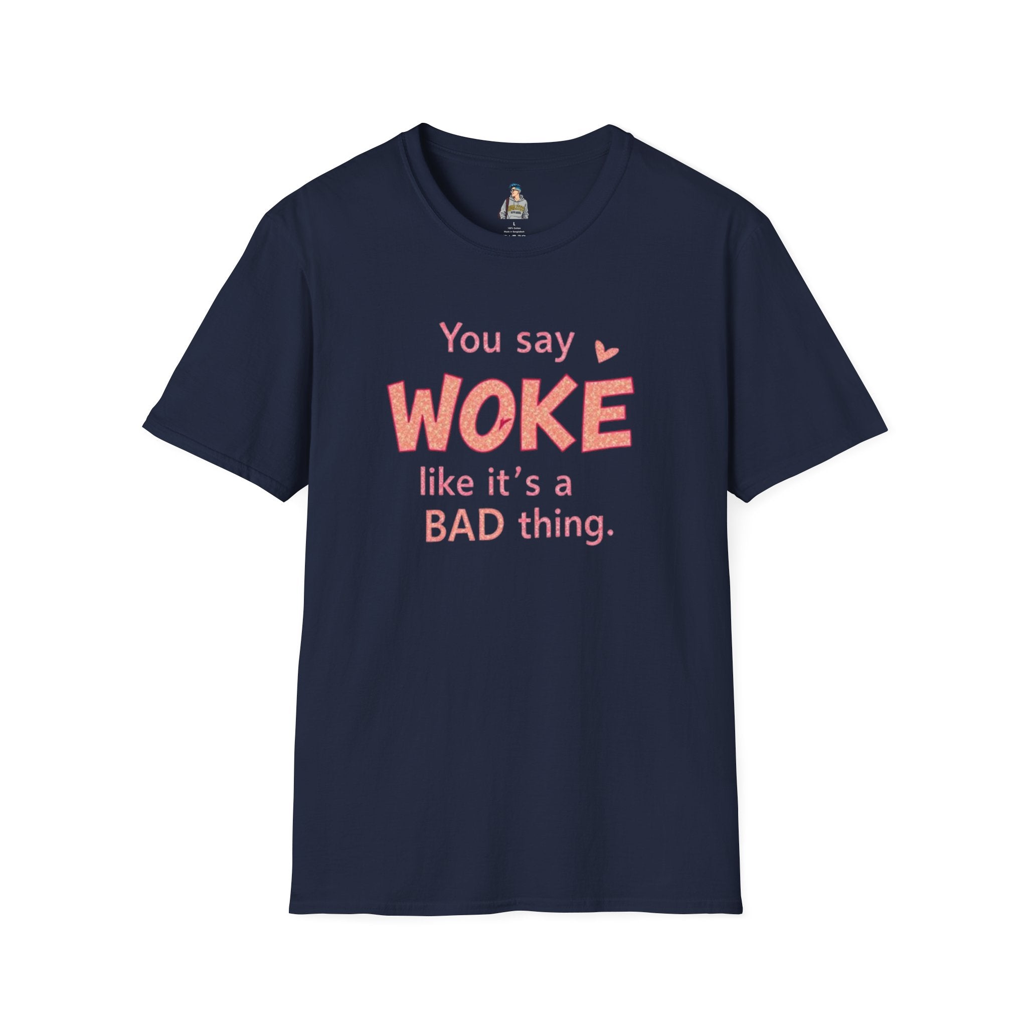 Woke is Empathy Unisex Softstyle T-Shirt - Bold Statement Tee for Everyday Activists