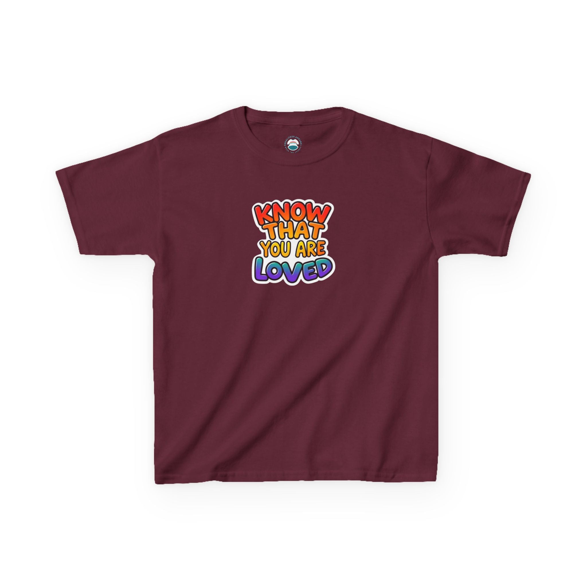 Know That You Are Loved Heavy Cotton™ Tee - Peace Tee for Children