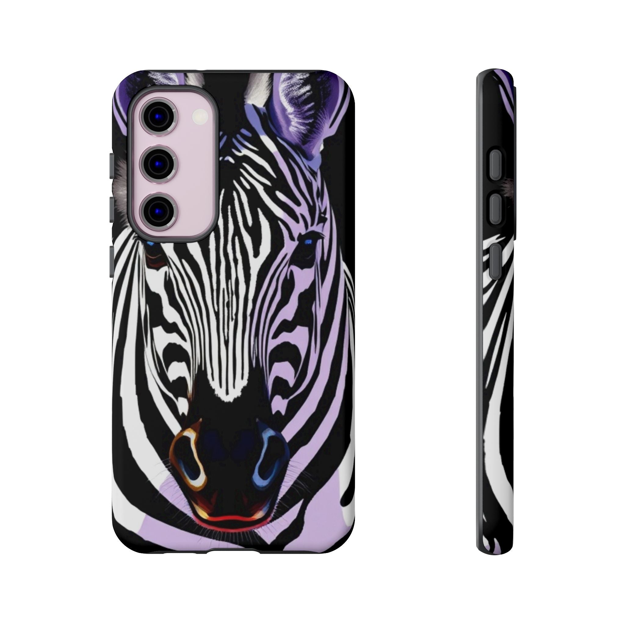 Android OR iPhone Compatible Cases - Zebra Design - Unique Tough Cases