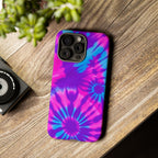 Tie-Dye Floral Phone Case for iPhone