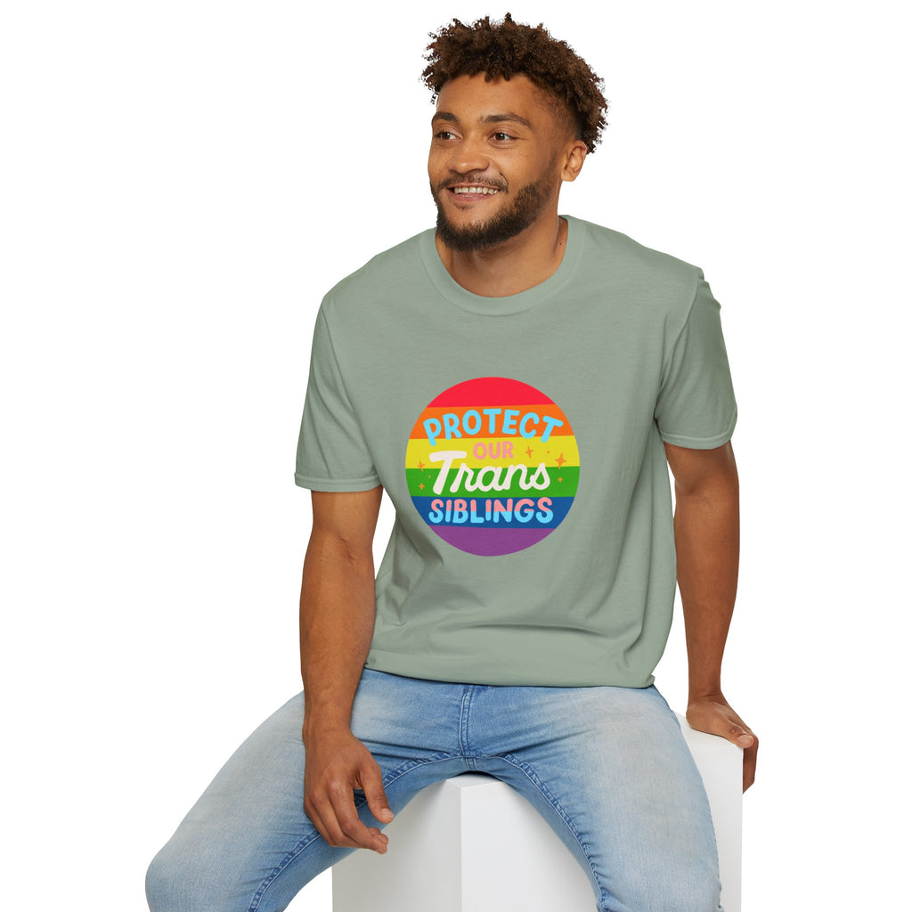 Protect Our Trans Siblings Pride Tree Las Vegas T-Shirt