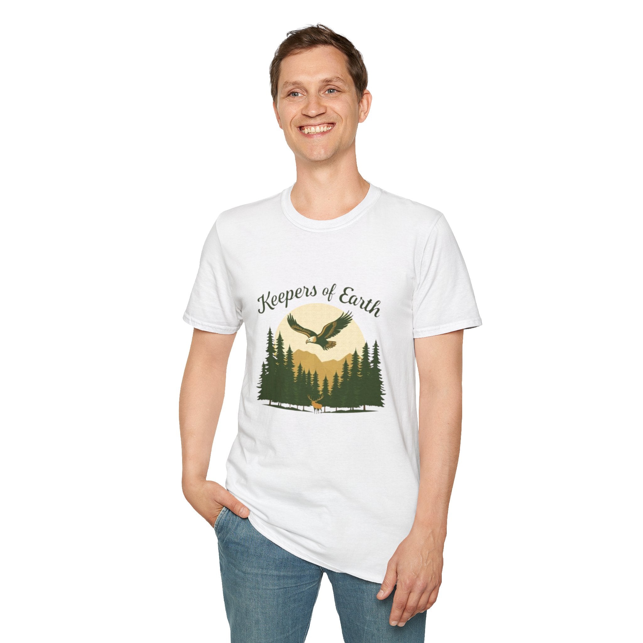 Keepers of the Earth Eagle and Elk T-shirt