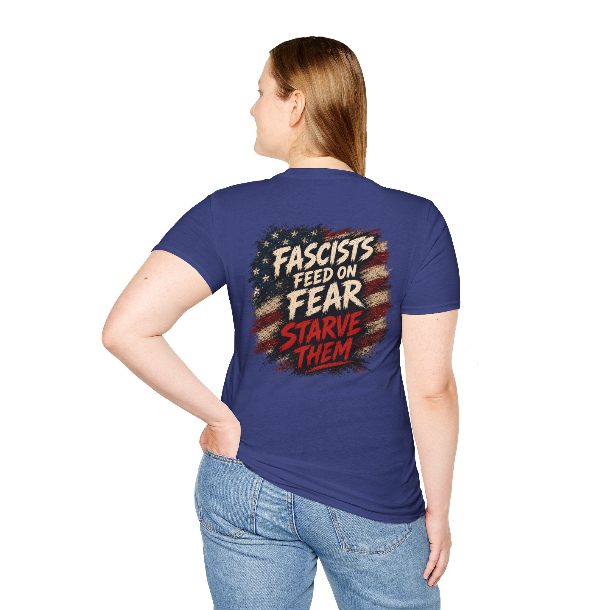 Patriots Don’t Stand For This T-Shirt — Statue of Liberty & Distressed Flag Graphic